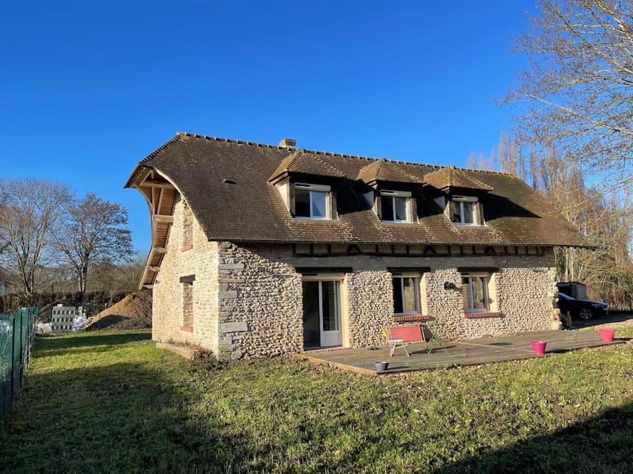 Maison Ancienne Vallee De L'Eure Villa Hardencourt-Cocherel Exteriör bild